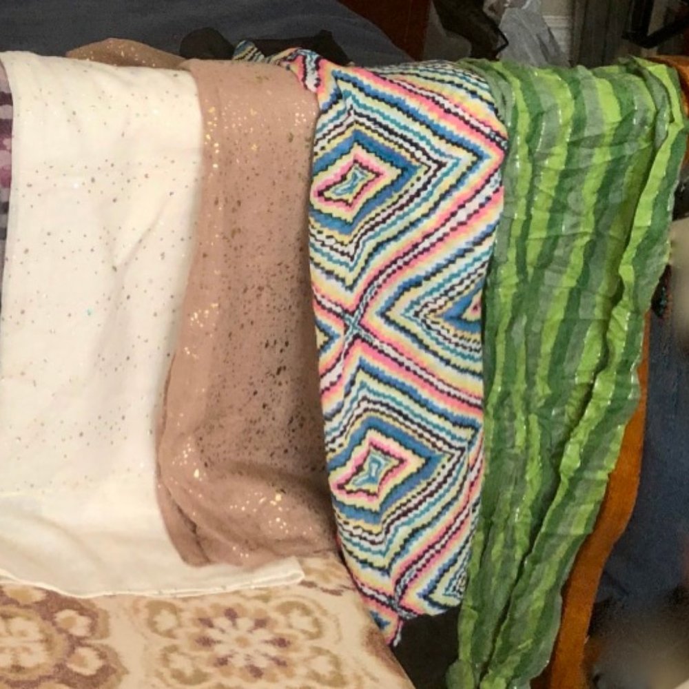 Grab Bag of Light and fun and Fall Scarves!